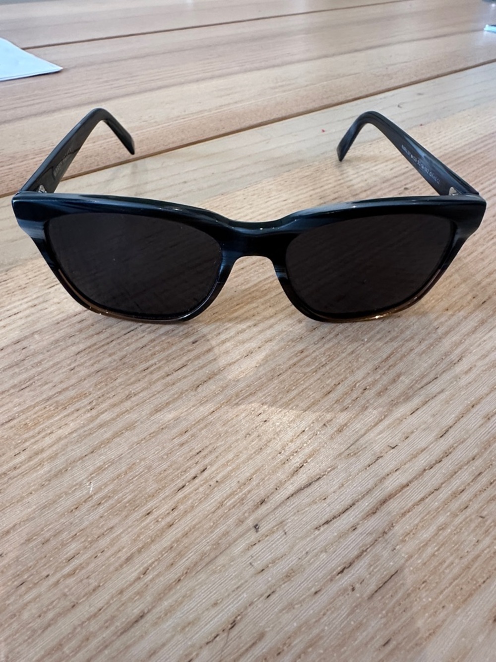 Warby Parker Barkley Sunglasses in Black and Brown Fade